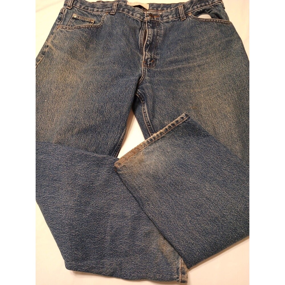 St Johns Bay Jeans Men Easy Fit Blue Denim 40W x 30L